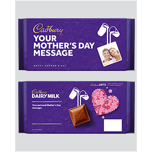 Dairy Milk 180g with Cadbury Mother's Day sleeve Large Dairy Milk 180g with Cadbury Mother's Day sleeve Large