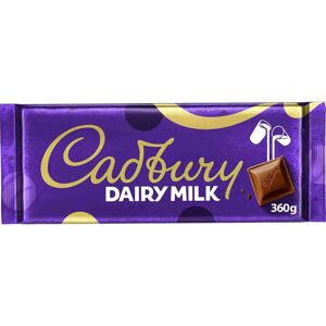 Cadbury Dairy Milk Chocolate Gift Bar 360g Cadbury Dairy Milk Chocolate Gift Bar 360g