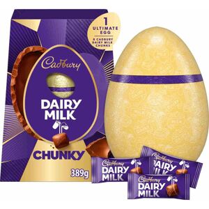 Cadbury Dairy Milk Chocolate Chunky Easter Egg XXL 389g Cadbury Dairy Milk Chocolate Chunky Easter Egg XXL 389g