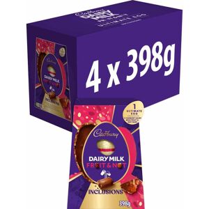 Cadbury Ultimate Fruit & Nut Chocolate Easter Egg 398g (Box of 4) Cadbury Ultimate Fruit & Nut Chocolate Easter Egg 398g (Box of 4)