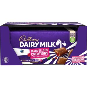 Cadbury Dairy Milk Jelly Popping Candy Bar 160g (Box of 19) Cadbury Dairy Milk Jelly Popping Candy Bar 160g (Box of 19)