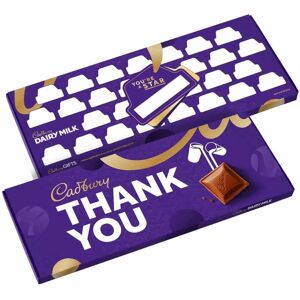 Cadbury Dairy Milk Thank You - Multi Signature Chocolate Bar 850g Cadbury Dairy Milk Thank You - Multi Signature Chocolate Bar 850g