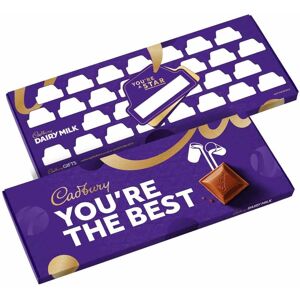 Cadbury Dairy Milk You're The Best - Multi Signature XL Chocolate Bar... Cadbury Dairy Milk You're The Best - Multi Signature XL Chocolate Bar...
