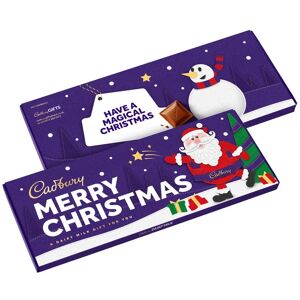 Cadbury Dairy Milk Merry Christmas Bar 850g With Sleeve