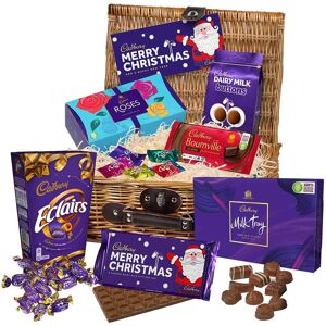 Merry Christmas Cadbury Chocolate Basket Merry Christmas Cadbury Chocolate Basket