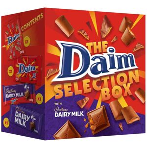Daim & Cadbury Dairy Milk Chocolate Selection Box 514g Daim & Cadbury Dairy Milk Chocolate Selection Box 514g