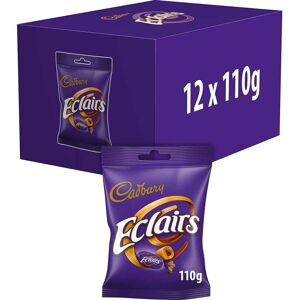 Cadbury Chocolate Eclairs 110g Bag (Box of 12) Cadbury Chocolate Eclairs 110g Bag (Box of 12)