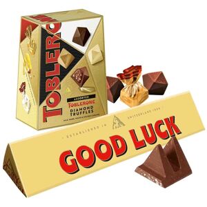 Good Luck Toblerone Bar & Truffles Chocolate Bundle Good Luck Toblerone Bar & Truffles Chocolate Bundle