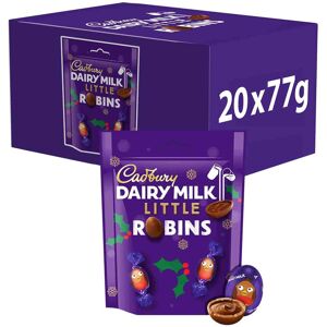 Cadbury Dairy Milk Little Robins Bag 77g (Box of 20) Cadbury Dairy Milk Little Robins Bag 77g (Box of 20)