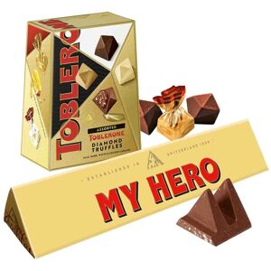 My Hero Toblerone Bar & Truffles Chocolate Bundle My Hero Toblerone Bar & Truffles Chocolate Bundle