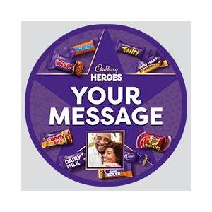 Cadbury Heroes Personalised Tub Cadbury Heroes Personalised Tub