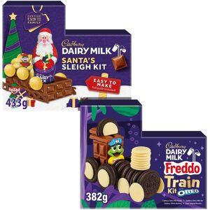 Freddo Cadbury Dairy Milk Chocolate Train & Sleigh Kits (Bundle of 2) Freddo Cadbury Dairy Milk Chocolate Train & Sleigh Kits (Bundle of 2)