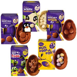 Cadbury Medium Chocolate Easter Eggs (Bundle of 5) Cadbury Medium Chocolate Easter Eggs (Bundle of 5)