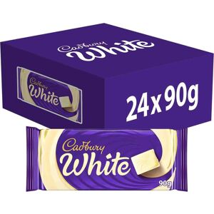 Cadbury White Chocolate Bar 90g (Box of 24) Cadbury White Chocolate Bar 90g (Box of 24)