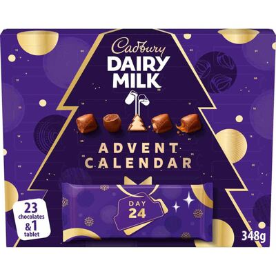 Cadbury Dairy Milk Adult Advent Calendar 348g Cadbury Dairy Milk Adult Advent Calendar 348g
