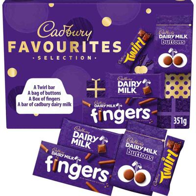 Cadbury Dairy Milk Favourites Chocolate Selection Box 351g Cadbury Dairy Milk Favourites Chocolate Selection Box 351g