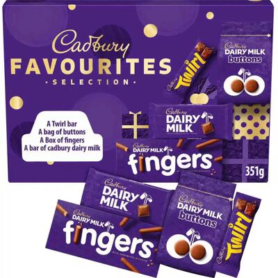 Cadbury Dairy Milk Favourites Chocolate Selection Box 351g Cadbury Dairy Milk Favourites Chocolate Selection Box 351g