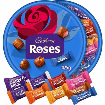 Cadbury Roses Milk Chocolate Tub 475g Cadbury Roses Milk Chocolate Tub 475g