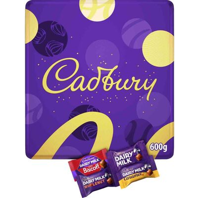 Cadbury Dairy Milk Chocolate Chunk Collection Tin 600g Cadbury Dairy Milk Chocolate Chunk Collection Tin 600g