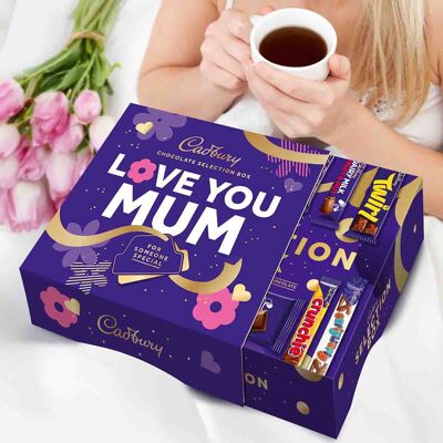Cadbury Love You Mum Flower Selection Box 524.5g Cadbury Love You Mum Flower Selection Box 524.5g