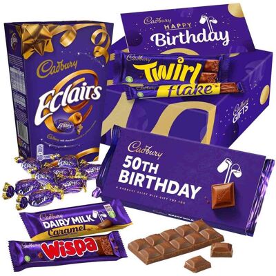 Cadbury 50th Birthday Chocolate Gift Box Cadbury 50th Birthday Chocolate Gift Box