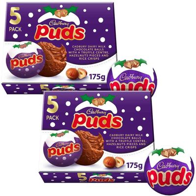 Cadbury Chocolate Puds Box 5 pack 175g (Bundle of 2) Cadbury Chocolate Puds Box 5 pack 175g (Bundle of 2)