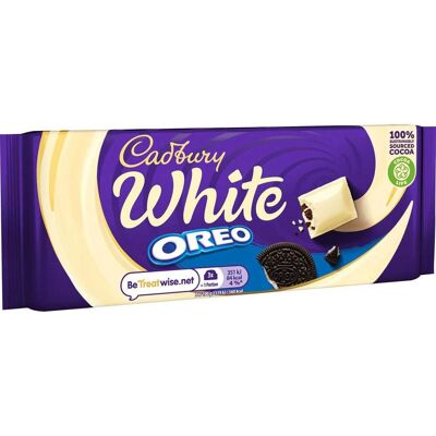 Cadbury White Chocolate Oreo Bar 120g (Box of 17) Cadbury White Chocolate Oreo Bar 120g (Box of 17)