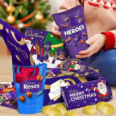 Secret Santa Christmas Chocolate Hamper Secret Santa Christmas Chocolate Hamper