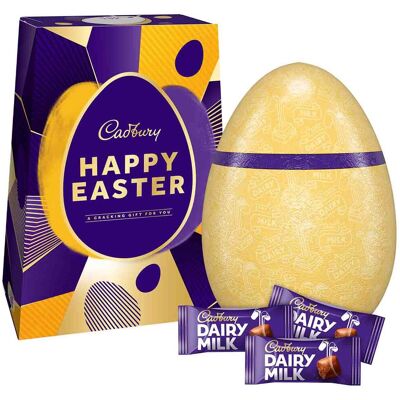 Cadbury Dairy Milk Happy Easter Chunky Easter Egg XXL 389g Cadbury Dairy Milk Happy Easter Chunky Easter Egg XXL 389g