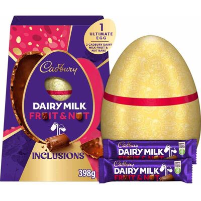 Cadbury Dairy Milk Ultimate Fruit & Nut Egg XXL 398g Cadbury Dairy Milk Ultimate Fruit & Nut Egg XXL 398g