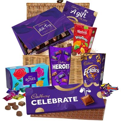 Ultimate Celebration Cadbury Chocolate Basket Ultimate Celebration Cadbury Chocolate Basket