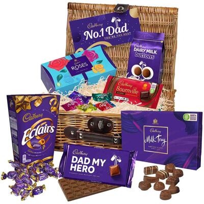 Dad My Hero Cadbury Chocolate Basket Dad My Hero Cadbury Chocolate Basket