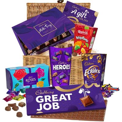 Ultimate Great Job Cadbury Chocolate Basket Ultimate Great Job Cadbury Chocolate Basket