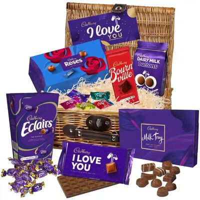 I Love You Cadbury Chocolate Basket I Love You Cadbury Chocolate Basket