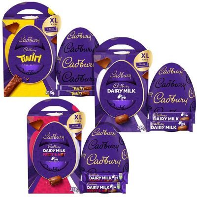 Cadbury Chocolate Easter Eggs XL (Bundle of 3) Cadbury Chocolate Easter Eggs XL (Bundle of 3)