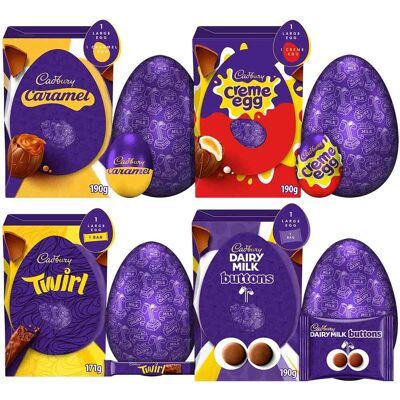 Cadbury Chocolate Large Easter Egg (Bundle of 4) Cadbury Chocolate Large Easter Egg (Bundle of 4)