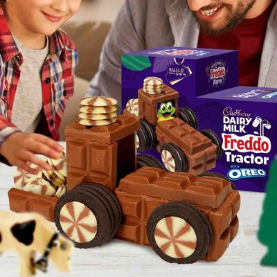 Cadbury Dairy Milk Freddo & Oreo Tractor Build Your Own Kit Cadbury Dairy Milk Freddo & Oreo Tractor Build Your Own Kit