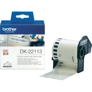 Original Brother DK22113 QL Continuous Clear Film Tape (62mm)