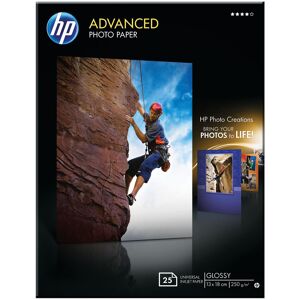 Original HP Glossy Photo Paper 250gsm (13x18) 25sh