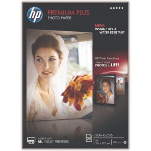 Original HP A4 Premium Pluss Semi Gloss Photo Paper 300gsm (20sheets)