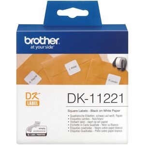 Original Brother DK11221 Square Labels (23mm) Original Brother DK11221 Square Labels (23mm)