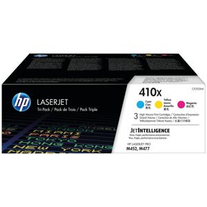 Original HP 410X High Capacity CMY Toner Value Pack