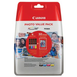 Original Canon CLI-551 Ink Cartridge Multipack (B/C/M/Y)