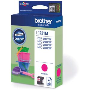 Original Brother LC221 Magenta Ink Cartridge