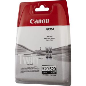 Original Canon PGI-520BK Black Ink Cartridge Twin Pack