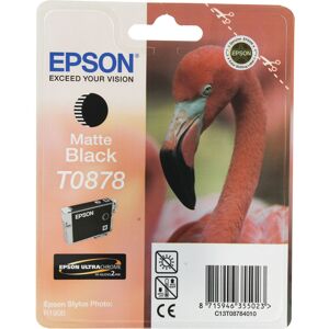 Original Epson T0878 Matt Black Ink Cartridge