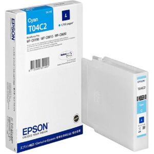 Original Epson T04C2 Cyan Ink Cartridge