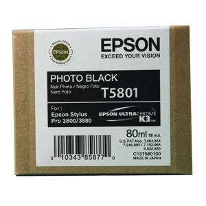 Original Epson T5801 Black Ink Cartridge