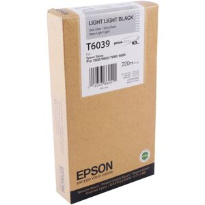 Original Epson T6039 Light Light Black Ink Cartridge