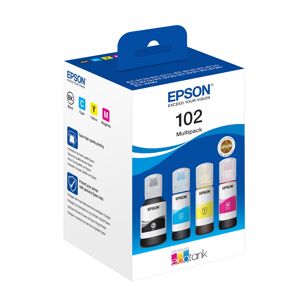 Original Epson 102 Ink Bottle Multipack (B/C/M/Y)